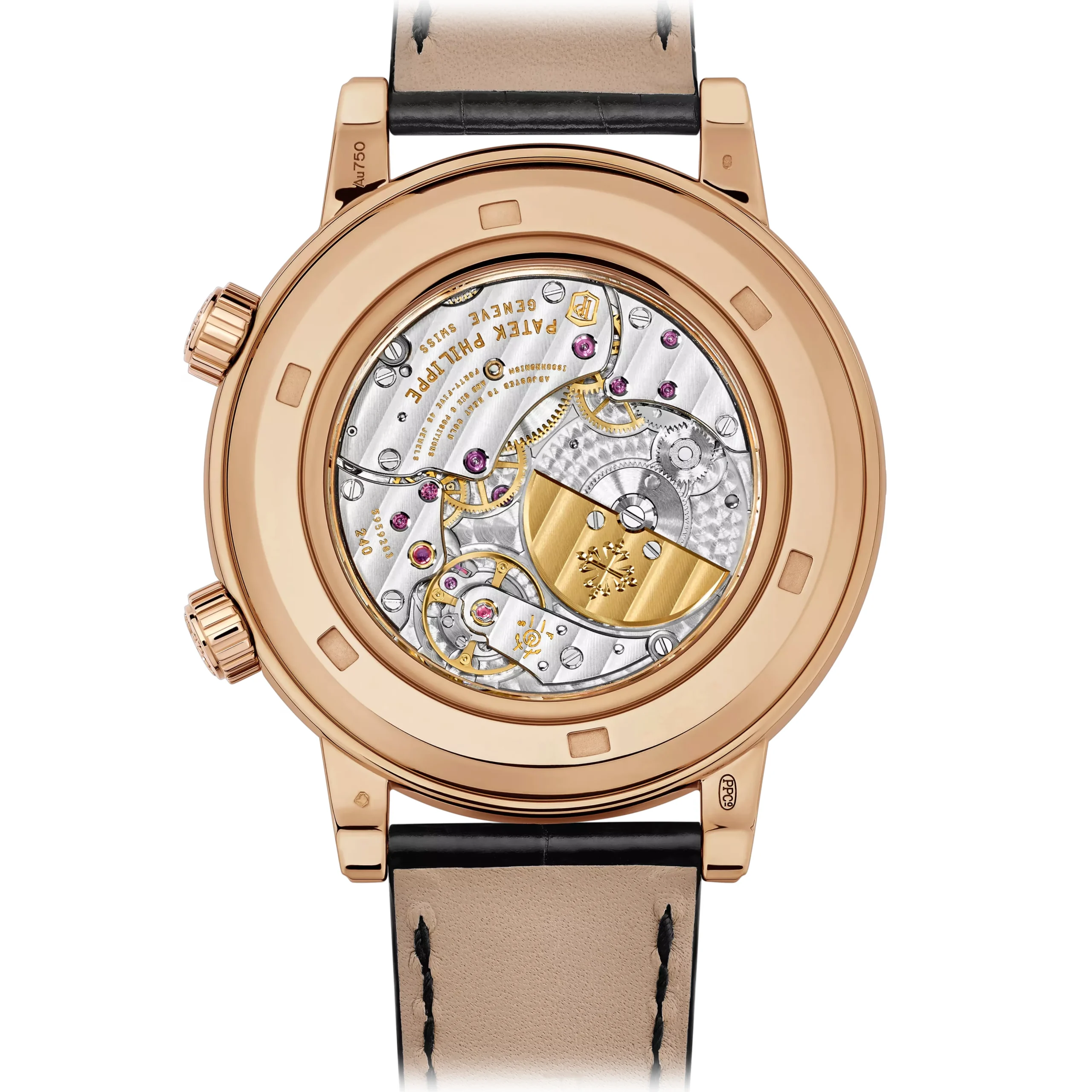 rosegold-black-celestial-caseback rosegold-black-celestial-caseback