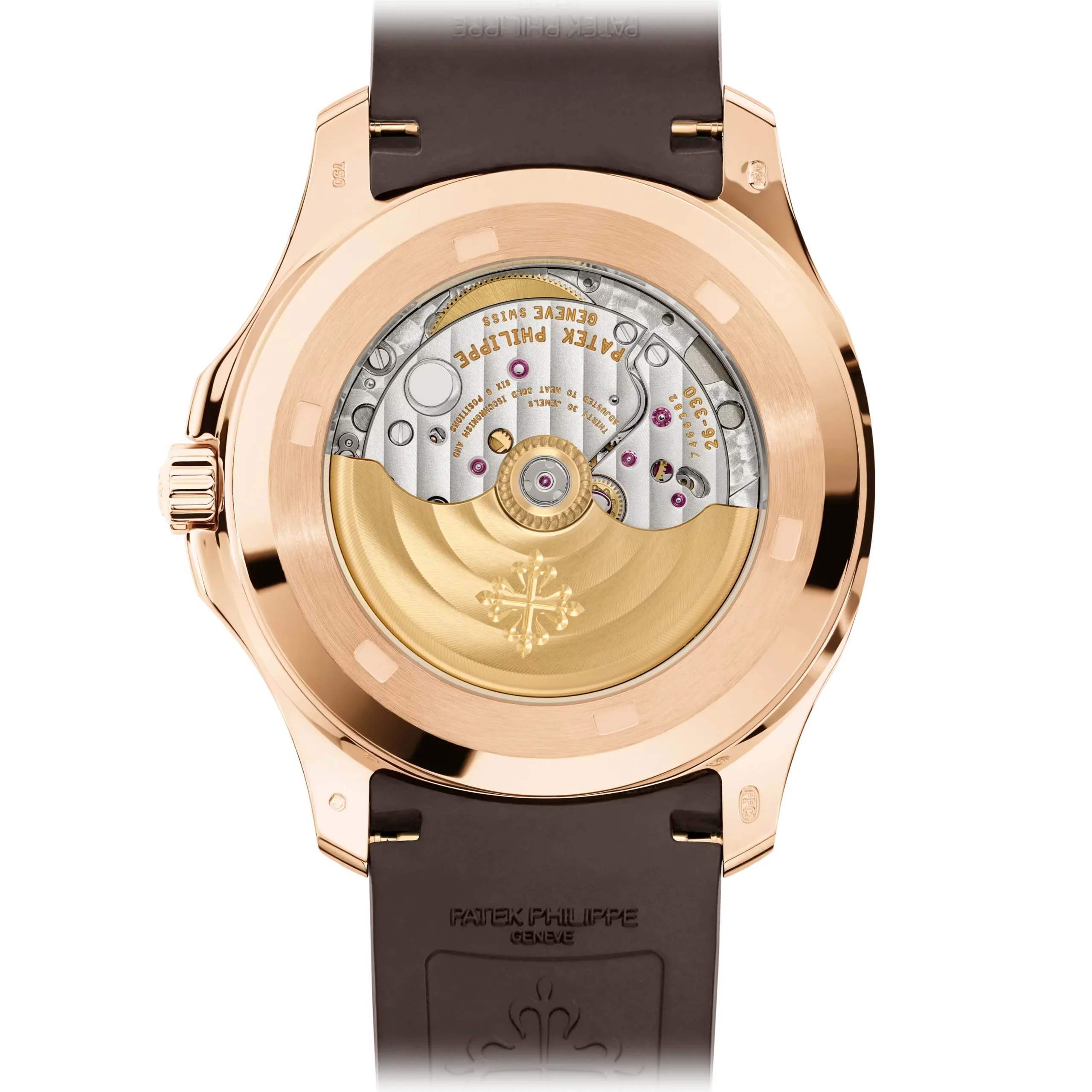 rosegold-brown-rubber-sport-date-caseback rosegold-brown-rubber-sport-date-caseback