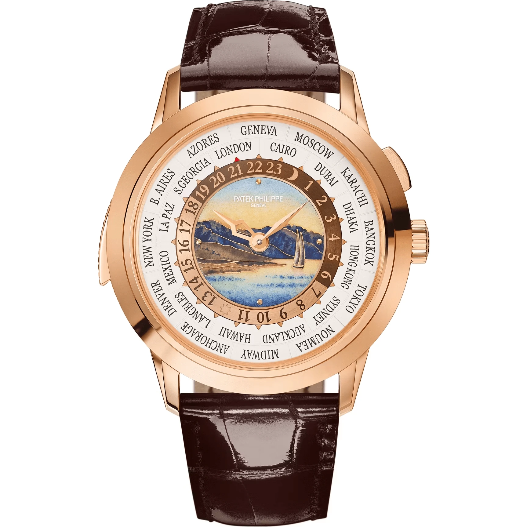 rosegold-enamel-world-time-front rosegold-enamel-world-time-front