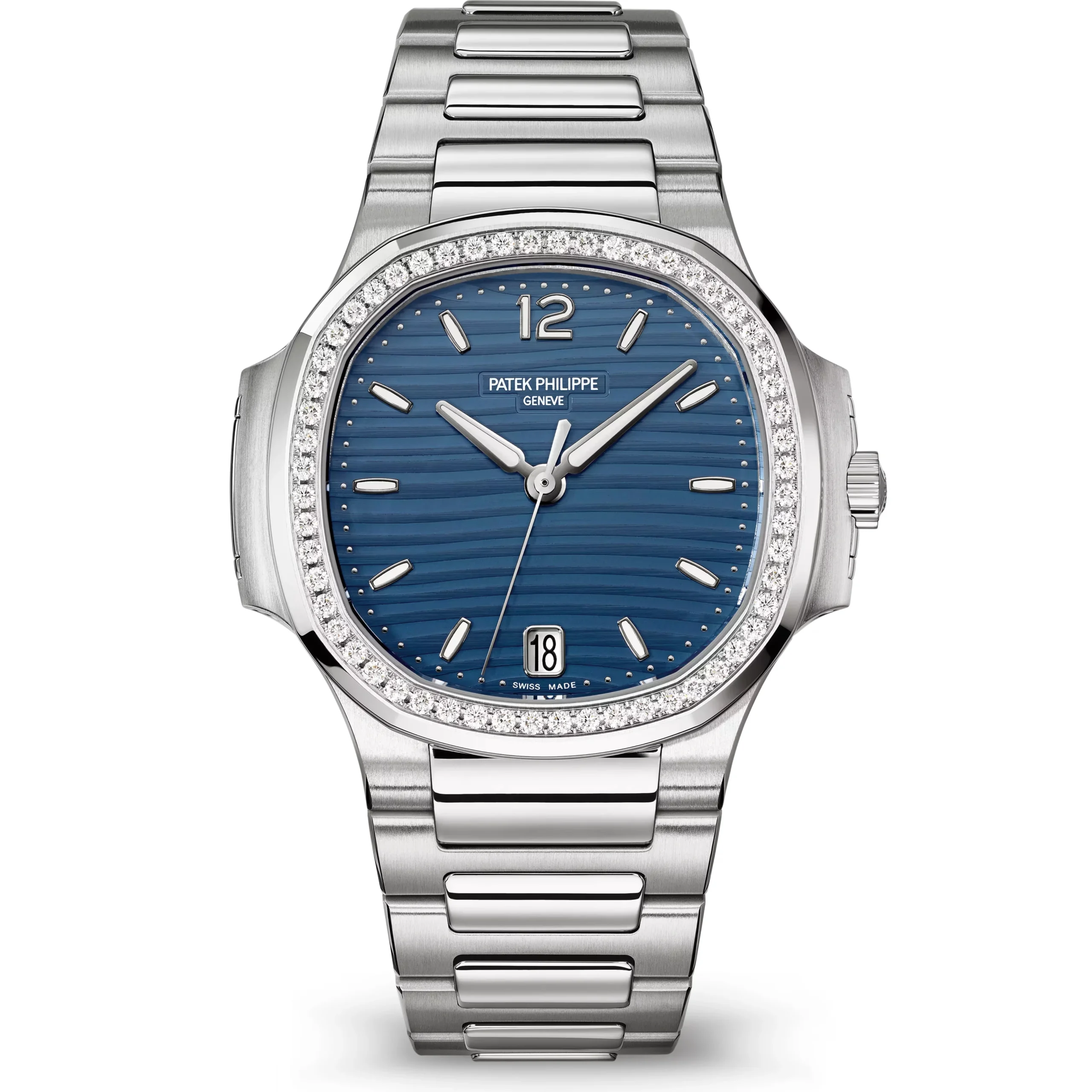 steel-blue-diamond-ladies-auto-bracelet-front steel-blue-diamond-ladies-auto-bracelet-front