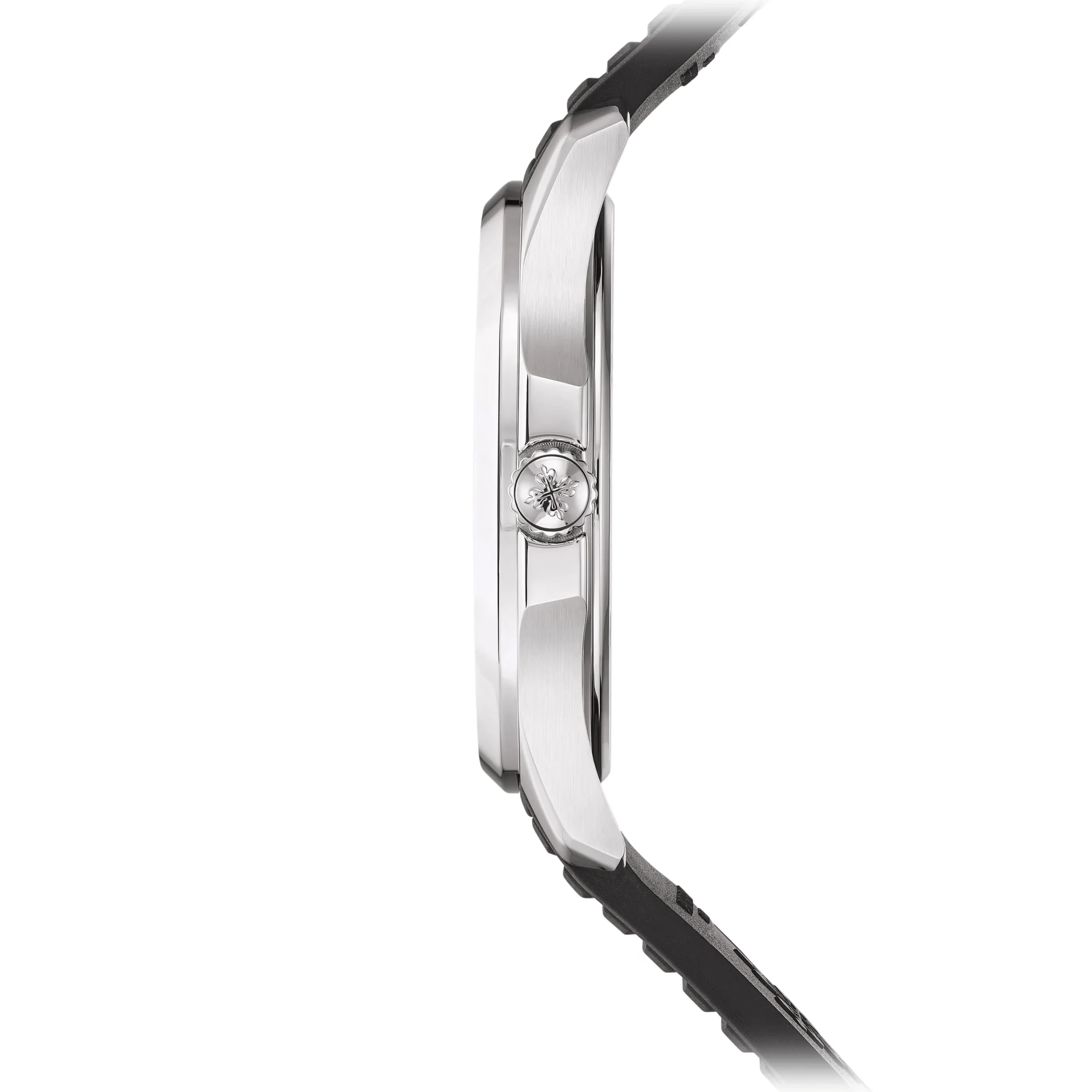 steel-diamond-black-rubber-ladies-sport-side-crown steel-diamond-black-rubber-ladies-sport-side-crown