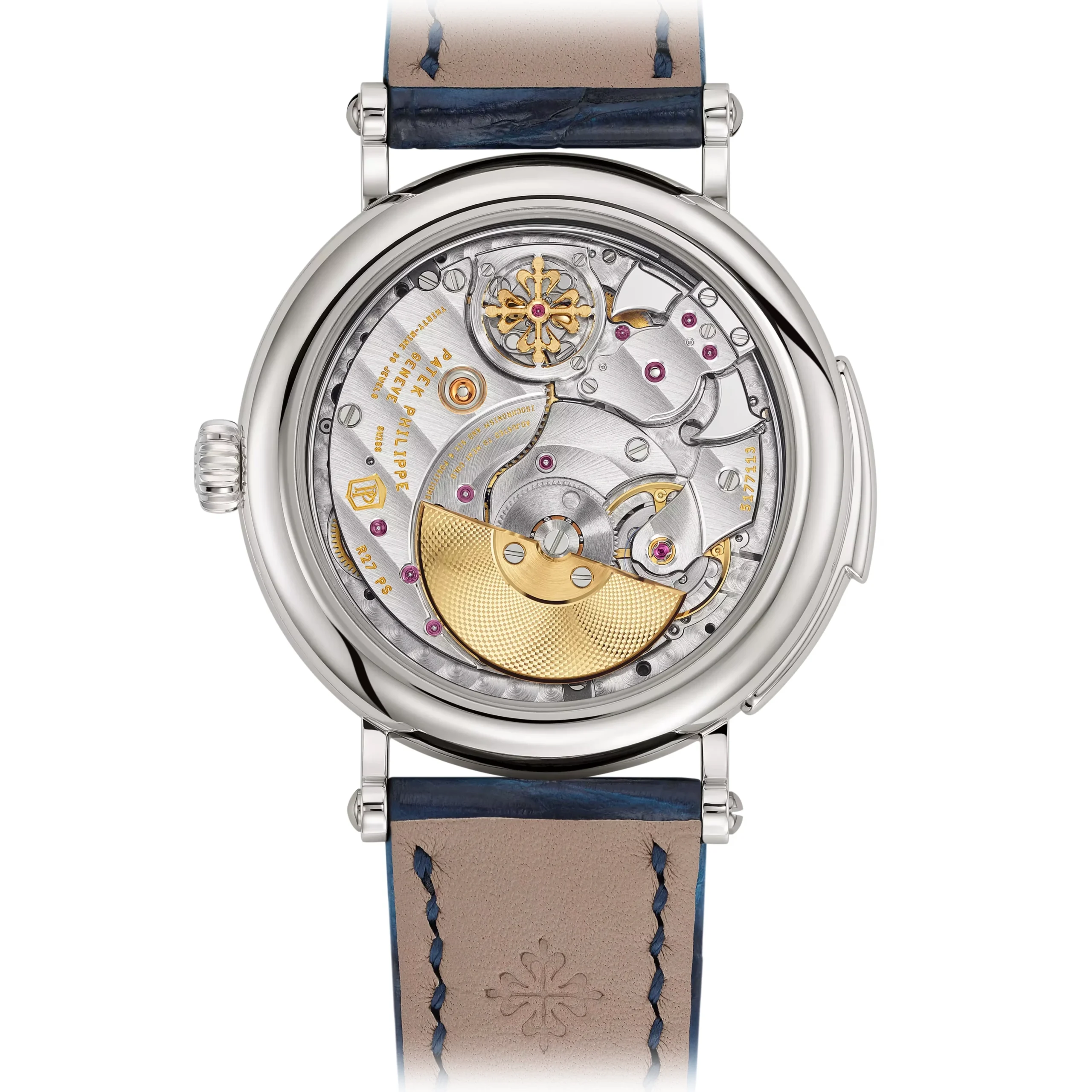 whitegold-blue-enamel-diamond-repeater-caseback whitegold-blue-enamel-diamond-repeater-caseback
