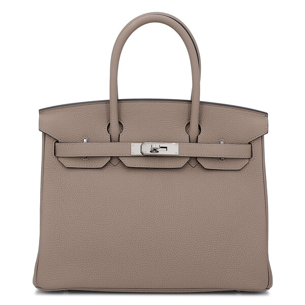 Hermes Birkin Gris Asphalte Togo Leather