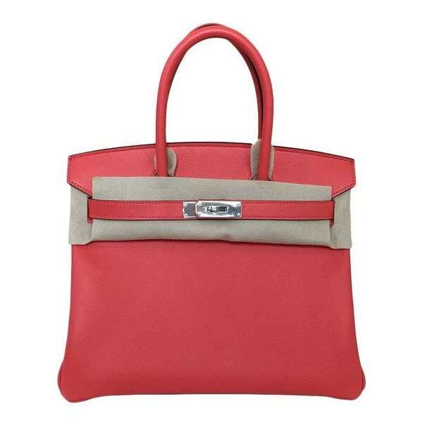 Hermes Birkin Rose Red togo leather