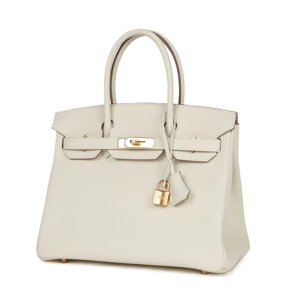 Hermes Birkin Mushroom White Togo Leather