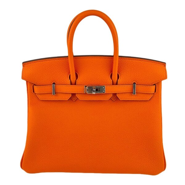 Hermes Birkin Orange Togo leather