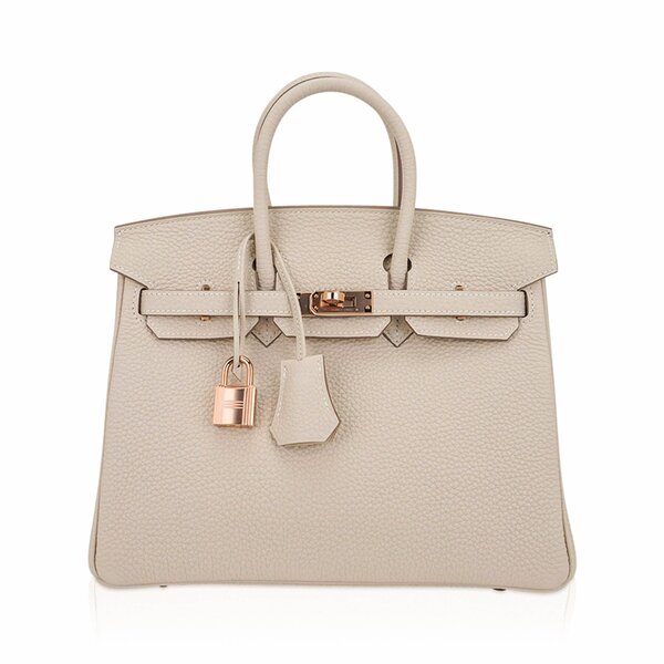 Hermes Birkin Craie Togo Leather