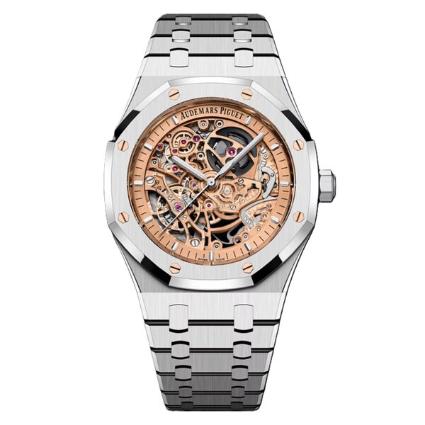 Royal Oak Skeleton Double Balance Wheel Openworked 15407ST.OO.1220ST.02