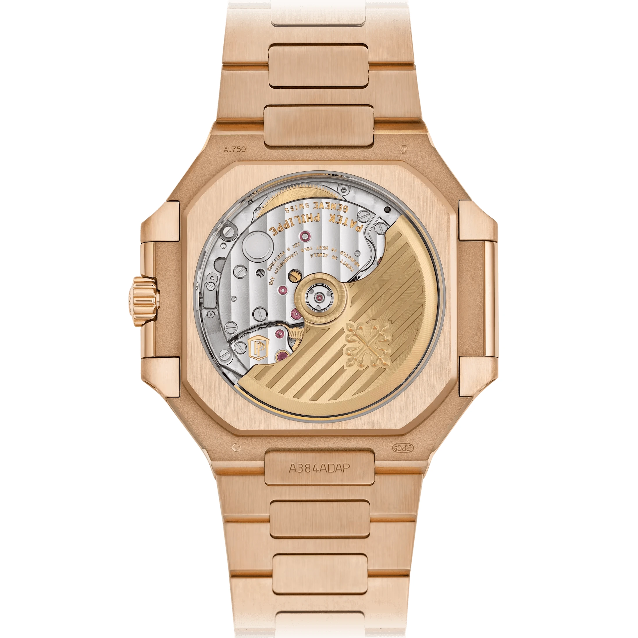 rosegold-brown-square-bracelet-caseback rosegold-brown-square-bracelet-caseback