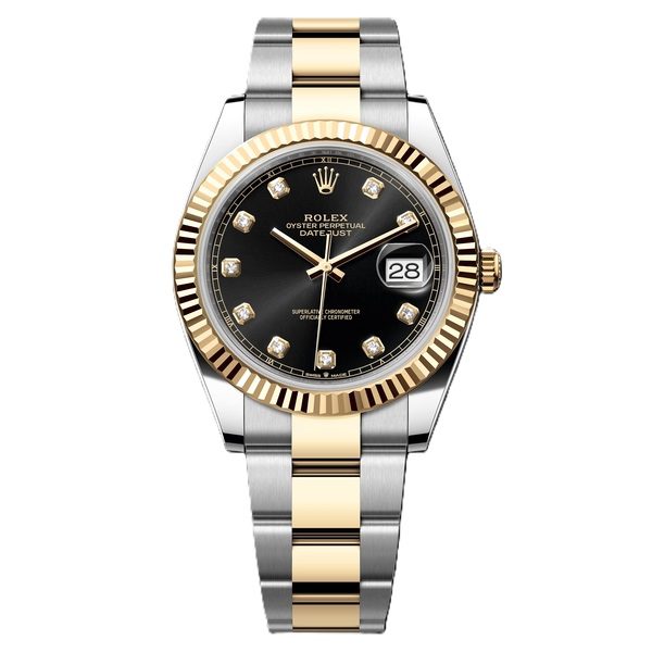 Rolex Datejust 41 126333-0005 Black dial with diamond