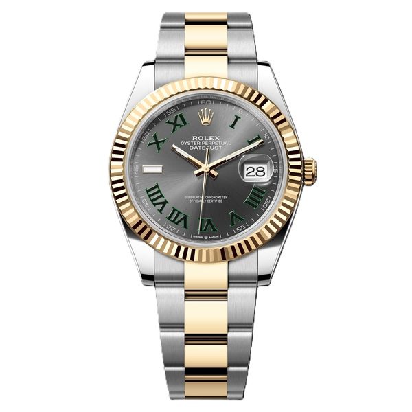 Rolex Date Just 41mm wimbledon dial 126333-0019