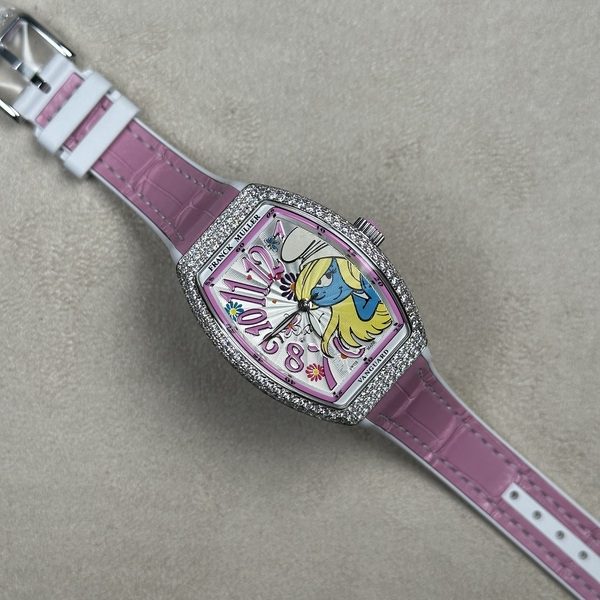 Franck Muller Vanguard Smurfs Limited Edition 10 Pieces V 32 SC AT FO D FLW AC RS