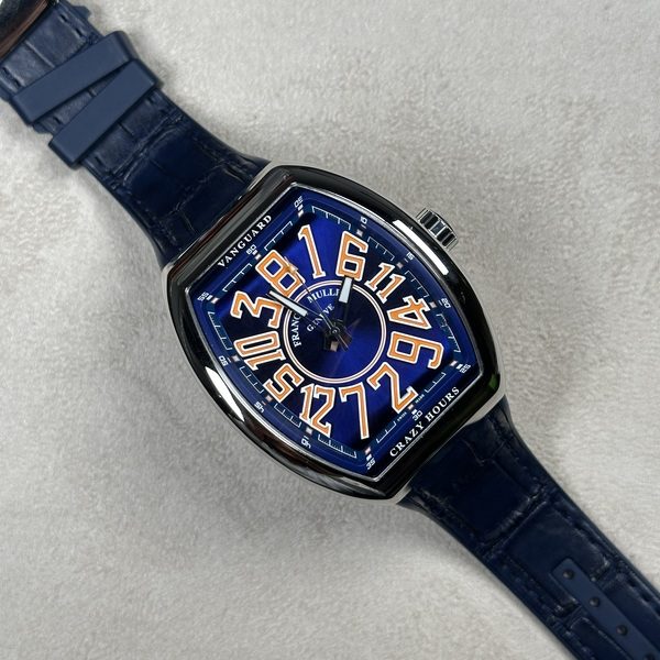 Franck Muller Vanguard Crazy Hours 45MM Asia Limited edition 38 Pieces V 45 CH OR AC BL