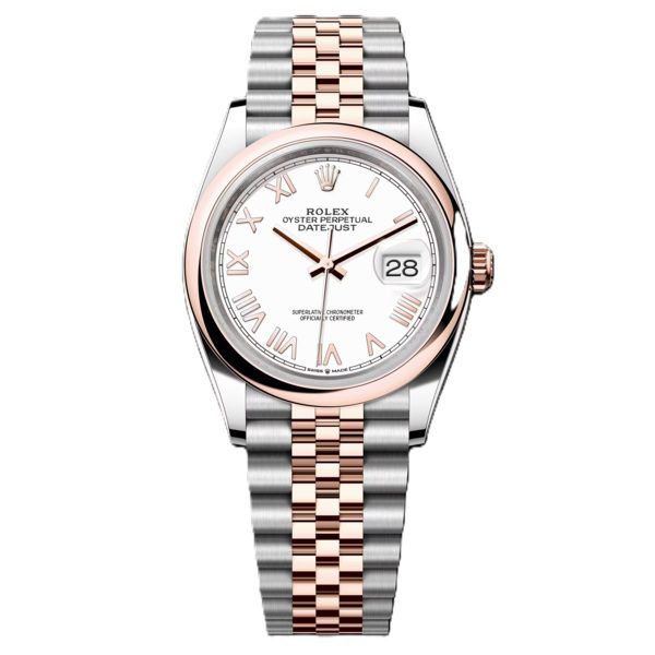 Rolex Datejust 36mm Rose Gold and Steel 126201-0045