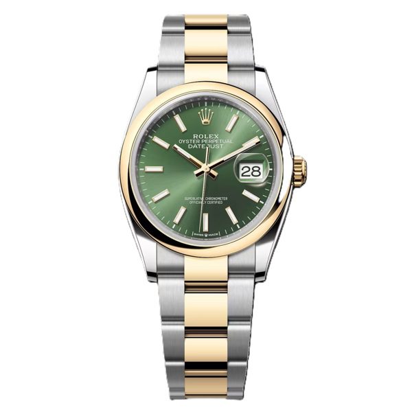 Rolex Datejust 36mm Green index dial 126203-0058