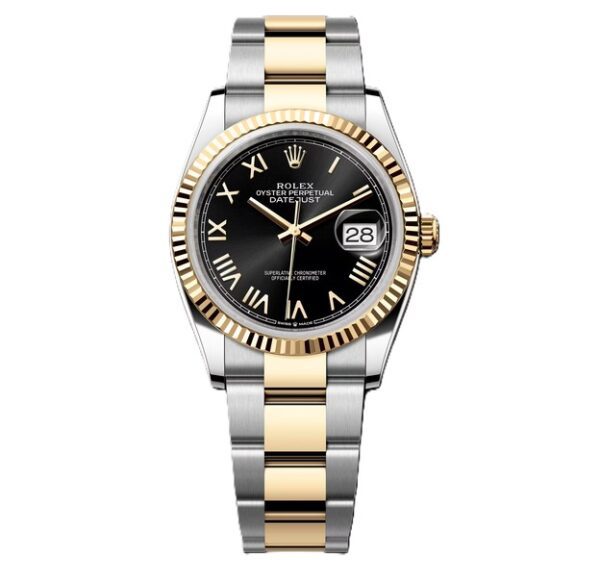 Rolex Datejust 36mm Yellow Gold and Steel 126233-0056