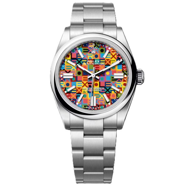Rolex Oyster Perpetual 41mm Multicoloured Jubile Motif 134300-0010