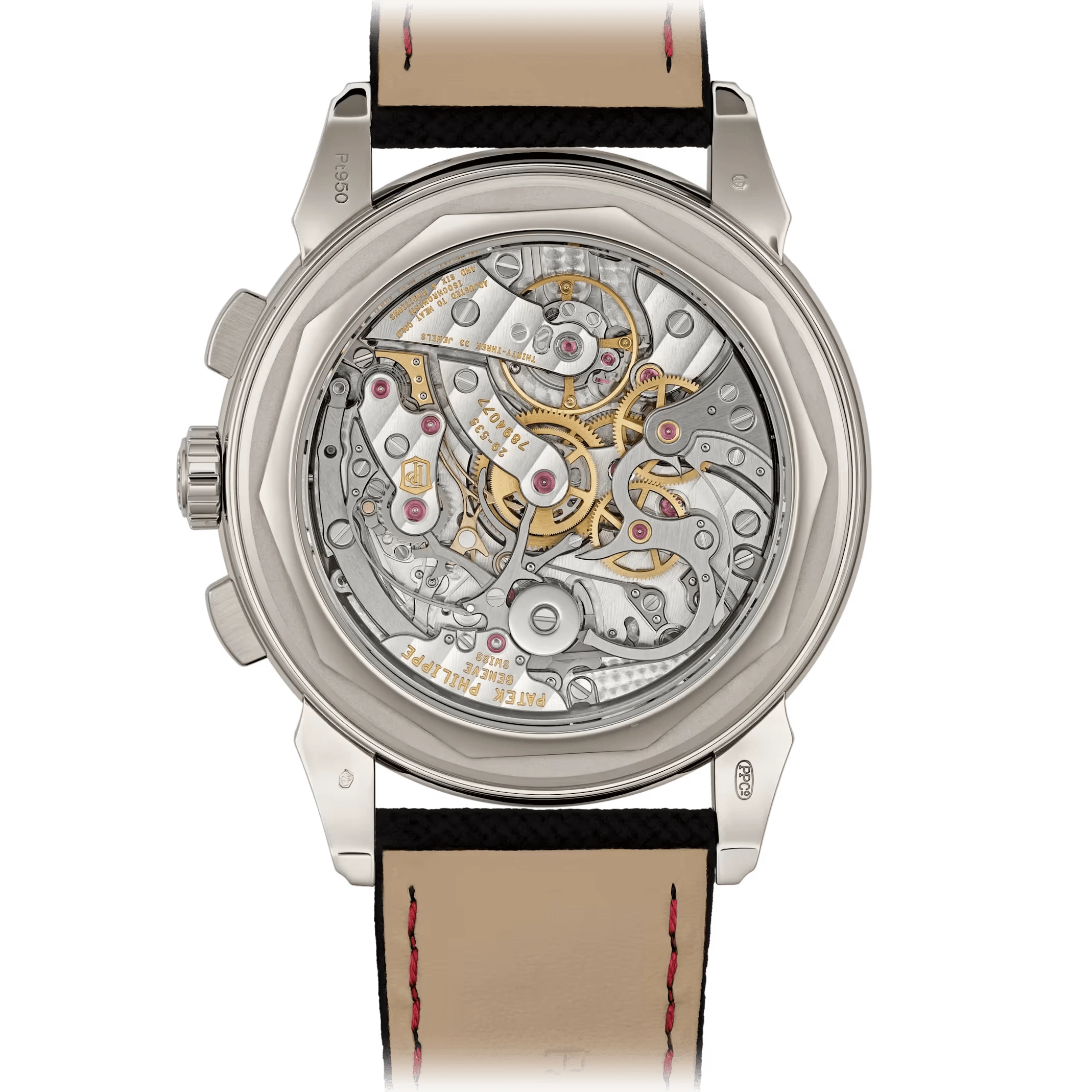 platinum-red-chrono-caseback platinum-red-chrono-caseback