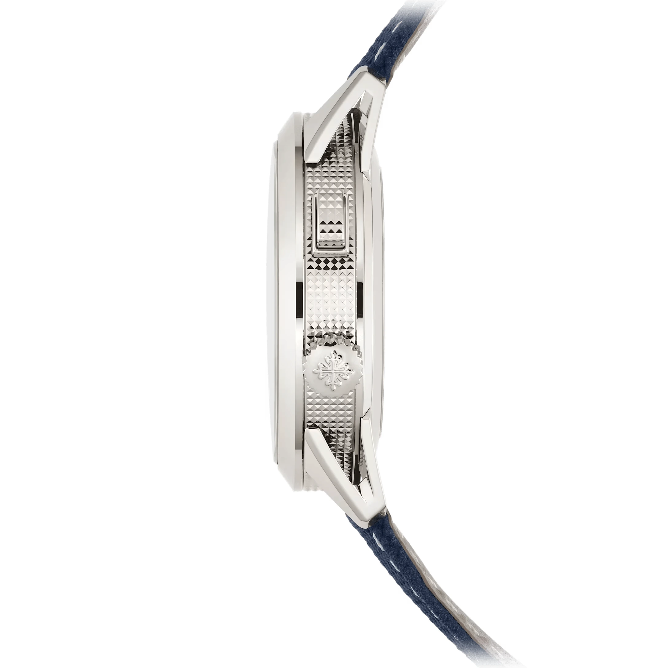 whitegold-blue-alarm-travel-side-crown whitegold-blue-alarm-travel-side-crown