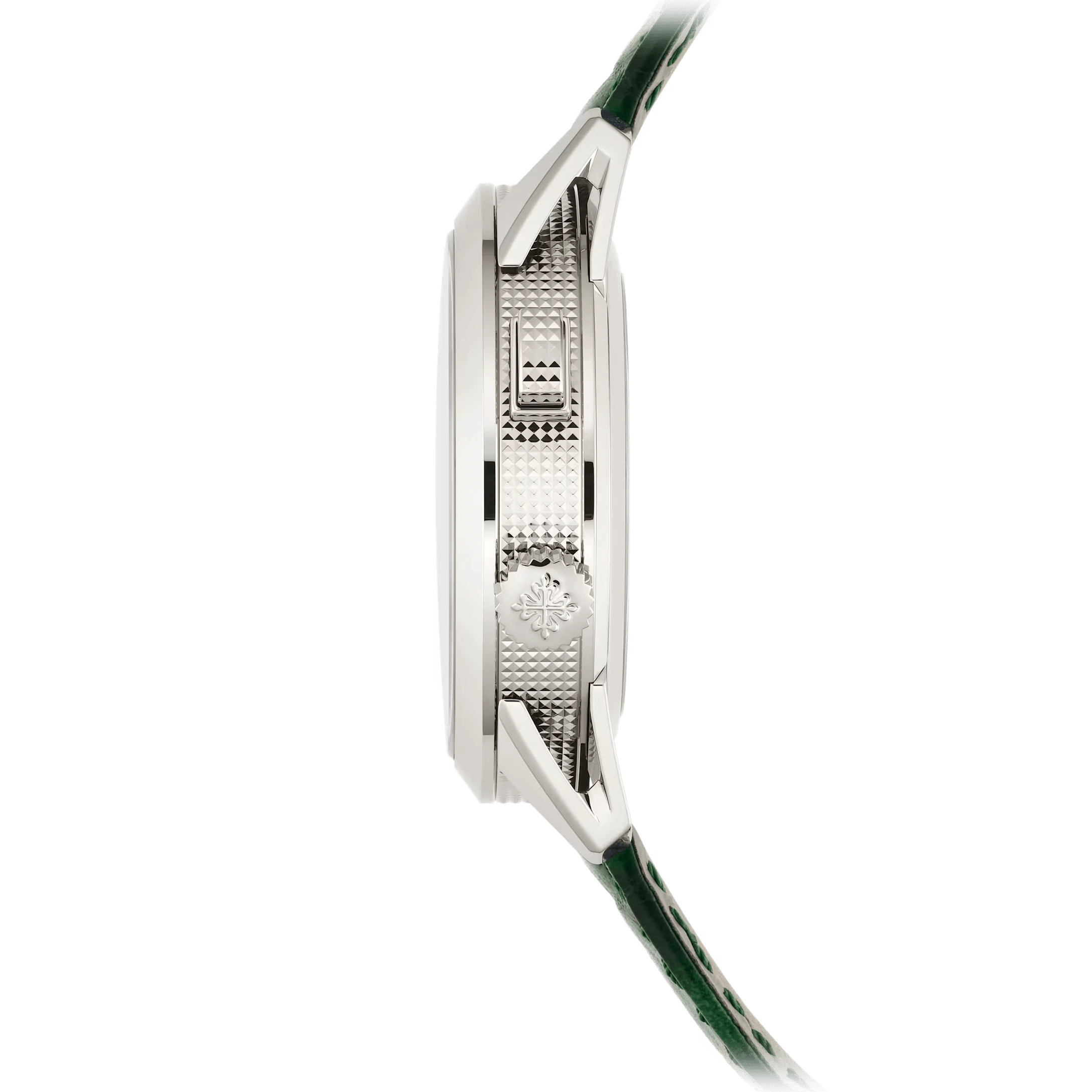 whitegold-green-alarm-travel-side-crown whitegold-green-alarm-travel-side-crown