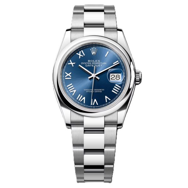 Rolex Datejust 36mm with Blue Roman Dial 126200-0030