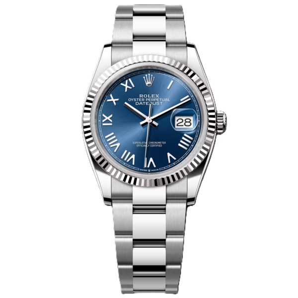 Rolex Datejust 36mm With Blue Roman Dial 126234-0070