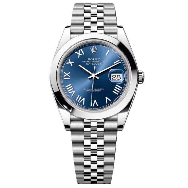 Rolex Datejust 41mm With Blue Roman Dial 126300-0030