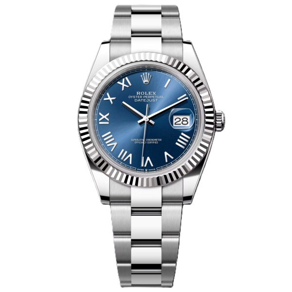 Rolex Datejust 41mm With Blue Roman Dial 126334-0037