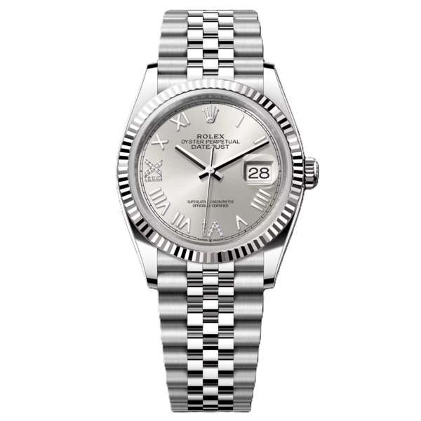 Rolex Datejust 36mm Silver Dial with Roman Number 126234-0067