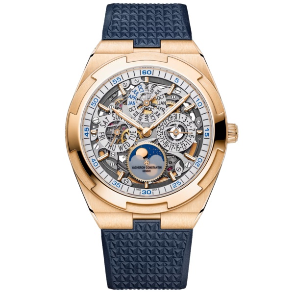 Vacheron Constantin Overseas Perpetual calendar ultra-thin skeleton 4300V/220R-B547 41.5 mm Pink Gold Vacheron Constantin Overseas Perpetual calendar ultra-thin skeleton 4300V/220R-B547 41.5 mm Pink Gold