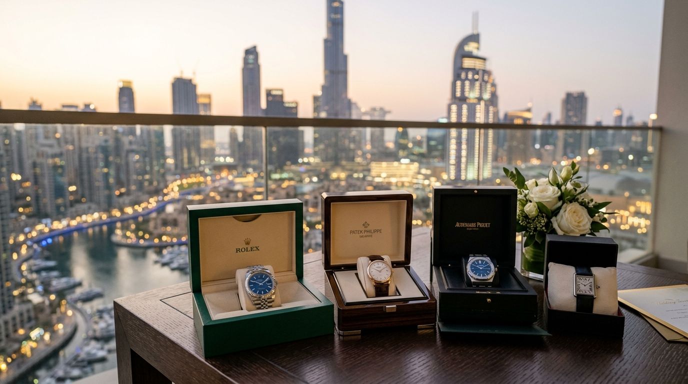 Best luxury watches for wedding gifts in Dubai 2026