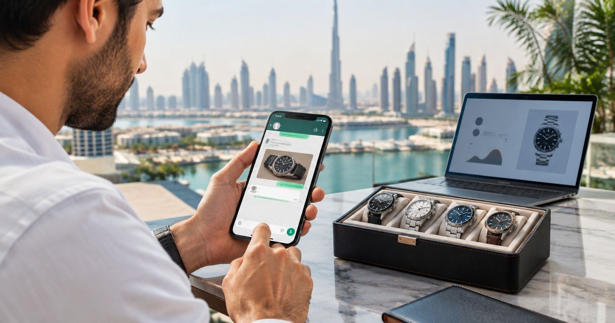 How to buy a watch in Dubai on WhatsApp: complete 2026 workflow