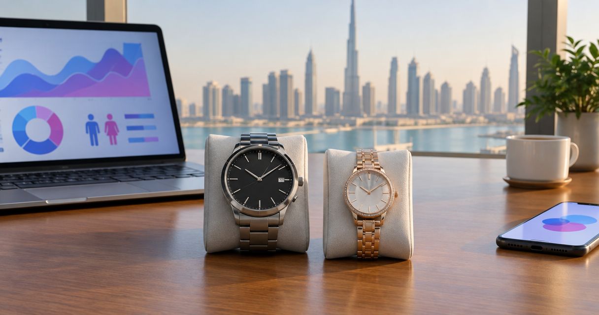 Men's vs women's watch search demand benchmarks UAE 2026