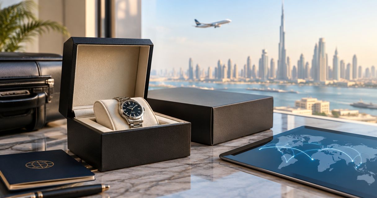 Shipping a luxury watch from Dubai abroad without customs issues